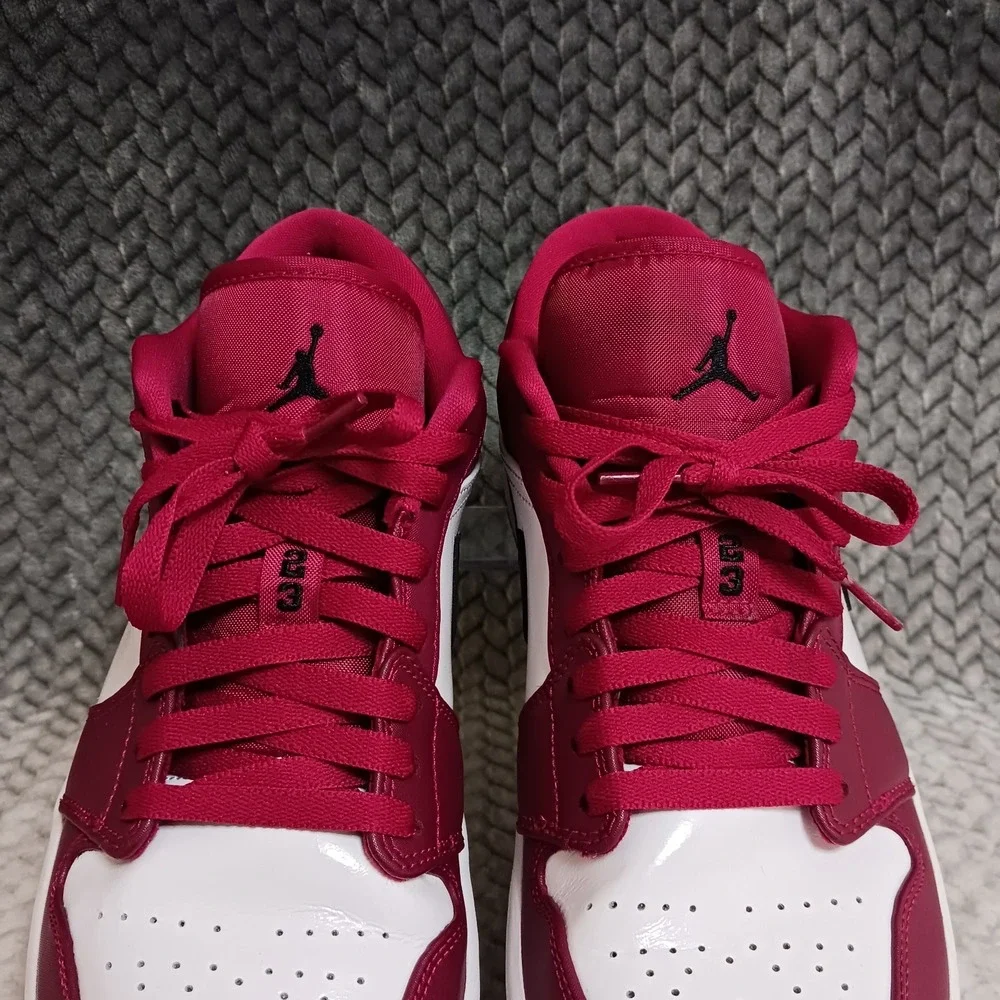 Air Jordan 1 Low Noble Red Men's Sneakers Shoes Size 11